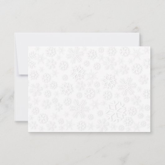 Save The Date Chat Whimsical assis dans un thé Noël (Dos)