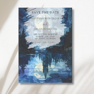 Save The Date Château de la forêt hantée Romance Mariage Moonlak
