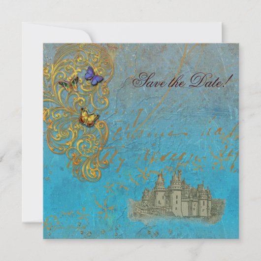 Save The Date Château médiéval Fairy Tale (Devant)