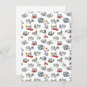 Save The Date Chats amusants, lait et magie. (Devant / Derrière)