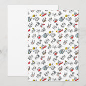 Save The Date Chats amusants, lait et magie. (Devant / Derrière)