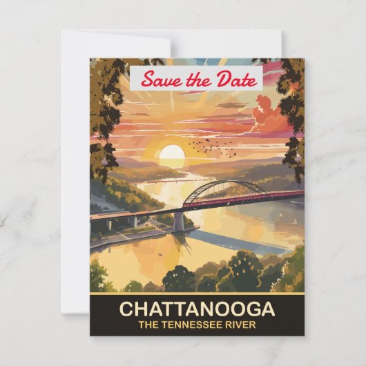 Save The Date Chattanooga, rivière Tennessee,  (Devant)