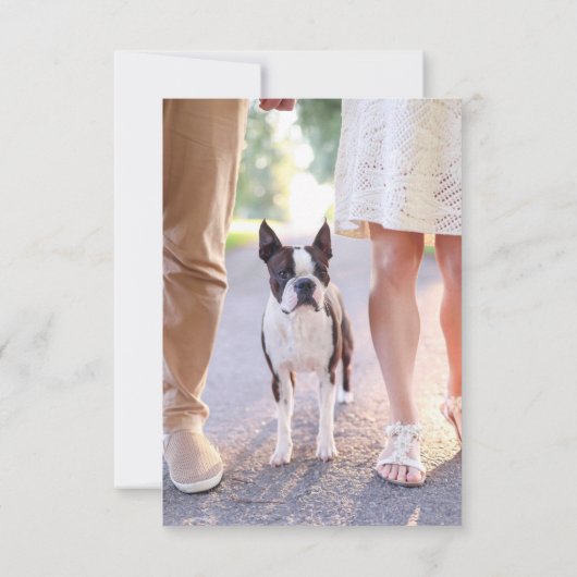 Save The Date Chaussures Doodle Tirky Hand Drawn Photo Mariage (Dos)