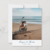 Save The Date Chebeague Island Maine Elegant Enregistrer la date (Dos)