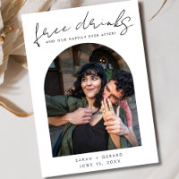 Cheeky Free Drinks Photo Wedding Enregistrer la da