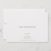 Save The Date Cherry Blossom Mariage Ajouter une photo Enregistr (Dos)