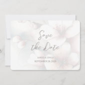 Save The Date Cherry Blossom Mariage Ajouter une photo Enregistr (Devant)