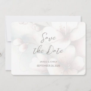 Save The Date Cherry Blossom Mariage Ajouter une photo Enregistr