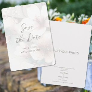 Save The Date Cherry Blossom Mariage Ajouter une photo Enregistr