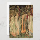 Save The Date Chevaliers médiévaux de la Table Ronde (Devant / Derrière)