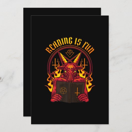 Save The Date Chèvre Satanic Pagan Premium (Devant / Derrière)