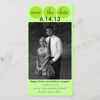 Save The Date Chic Bird Silhouette & Dots Enregistrer la date da