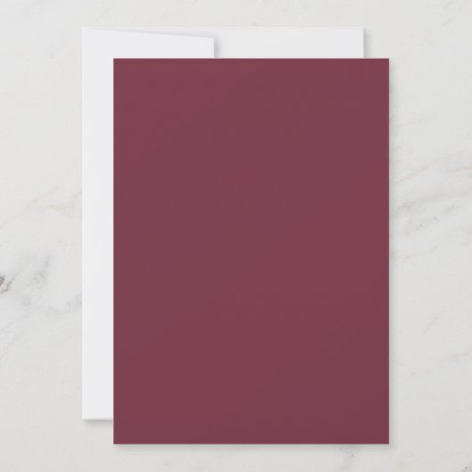 Save The Date Chic minimal | Monogramme Photo Enregistrer la dat (Dos)