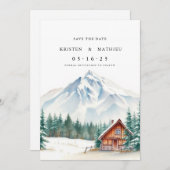 Save The Date Chic Online Mountain (Devant / Derrière)