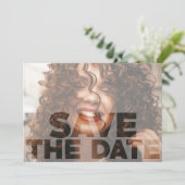 Save The Date Chic Photo Graduation (Debout devant)