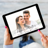 Save The Date Chic Photo QR Code Mariage