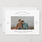 Save The Date Chic & Simple Enregistrez la Date (Devant)