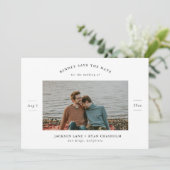 Save The Date Chic & Simple Enregistrez la Date (Debout devant)