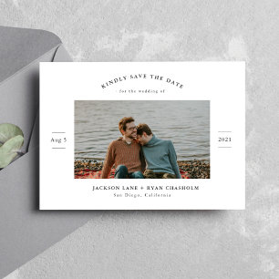 Save The Date Chic & Simple Enregistrez la Date