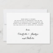 Save The Date Chien d'honneur vient de se marier Mariage Faire-p (Dos)