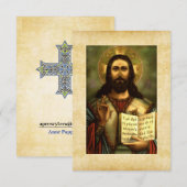 Save The Date Christ avec la Bible (Devant / Derrière)