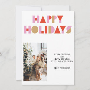 SAVE THE DATE CHRISTMAS GREETING CARD, TÉLÉCHARGEMENT INSTANT