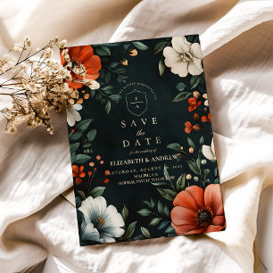 Save The Date Chute gothique vintage