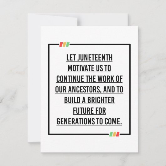 Save The Date Citations du 11° siècle, Liberté des Africains-Amé (Devant)