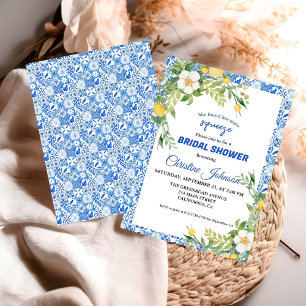 Save The Date Citron de Squeeze et Fête des mariées carrelée mar