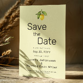 Save The Date Citron jaune