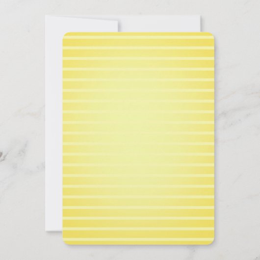 Save The Date Citron mignonne Jaune brillant Beau Mariage Citrus (Dos)