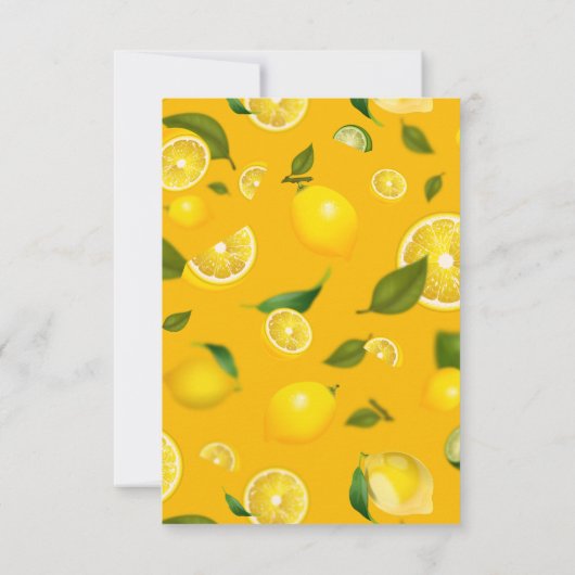 Save The Date Citron Variété 7 (Dos)