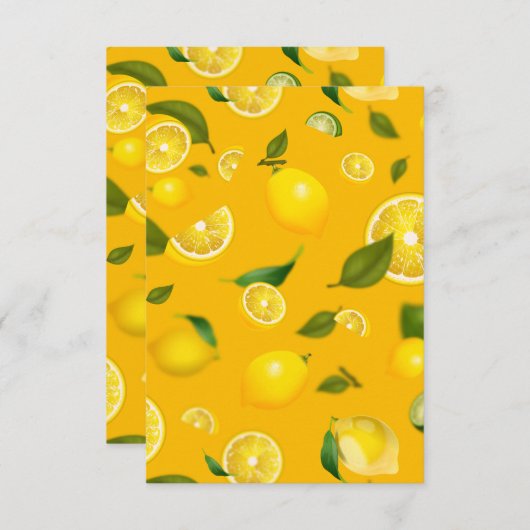 Save The Date Citron Variété 7 (Devant / Derrière)