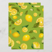 Save The Date Citron Variété 8 (Devant / Derrière)