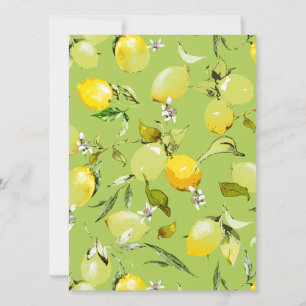 Save The Date citrons aquarelle 22