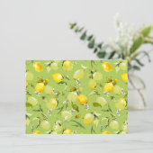 Save The Date citrons aquarelle 22 (Debout devant)