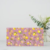 Save The Date citrons aquarelle 25 (Debout devant)