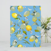 Save The Date citrons aquarelle 27 (Debout devant)