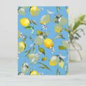 Save The Date citrons aquarelle 27 (Debout devant)