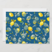 Save The Date citrons aquarelle 29 (Dos)