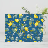 Save The Date citrons aquarelle 29 (Debout devant)