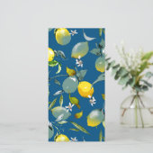 Save The Date citrons aquarelle 29 (Debout devant)