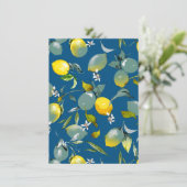 Save The Date citrons aquarelle 29 (Debout devant)
