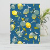 Save The Date citrons aquarelle 29 (Debout devant)