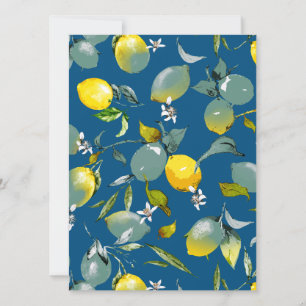 Save The Date citrons aquarelle 29