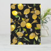 Save The Date citrons d'aquarelle 30 (Debout devant)