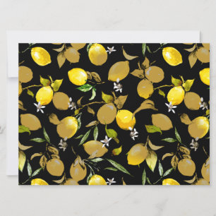 Save The Date citrons d'aquarelle 30