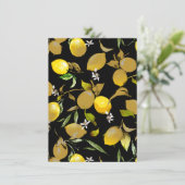 Save The Date citrons d'aquarelle 30 (Debout devant)