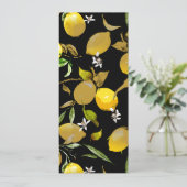 Save The Date citrons d'aquarelle 30 (Debout devant)