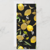 Save The Date citrons d'aquarelle 30 (Dos)